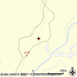 大分県宇佐市安心院町寒水1058周辺の地図