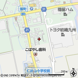 佐賀県神埼市神埼町的57-14周辺の地図