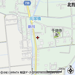 福岡県久留米市北野町十郎丸2094周辺の地図