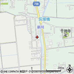 福岡県久留米市北野町十郎丸2273周辺の地図