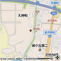 大分県日田市天神町219周辺の地図