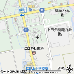 佐賀県神埼市神埼町的58周辺の地図