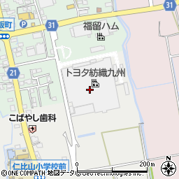 トヨタ紡織九州周辺の地図