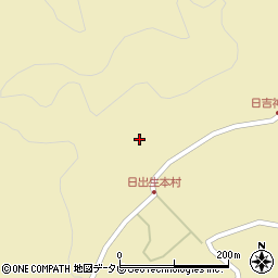 大分県玖珠郡玖珠町日出生2544周辺の地図