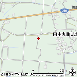 福岡県久留米市田主丸町志塚島周辺の地図