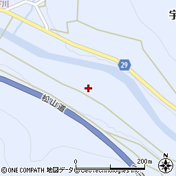 愛媛県西予市宇和町下川2120周辺の地図