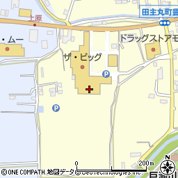 ホームワイド田主丸店周辺の地図