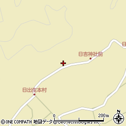 大分県玖珠郡玖珠町日出生2525-1周辺の地図