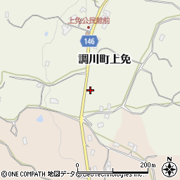 長崎県松浦市調川町上免556周辺の地図