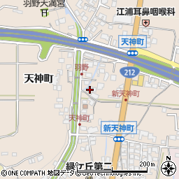大分県日田市天神町122-2周辺の地図