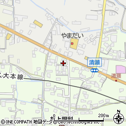 筑後信用金庫吉井支店周辺の地図