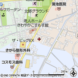 福岡県久留米市北野町今山7周辺の地図