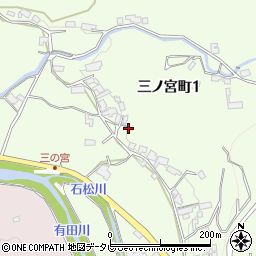 大分県日田市西有田1242-1周辺の地図