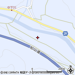 愛媛県西予市宇和町下川2153周辺の地図