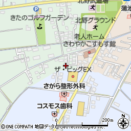 福岡県久留米市北野町十郎丸1822-6周辺の地図