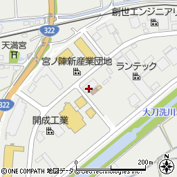 株式会社モーターサービス久留米　宮ノ陣テクニカルセンター周辺の地図