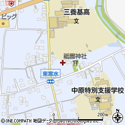 東寒水公民館周辺の地図