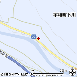 愛媛県西予市宇和町下川190周辺の地図