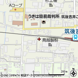 福岡県うきは市吉井町278周辺の地図