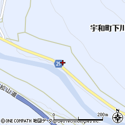 愛媛県西予市宇和町下川257周辺の地図