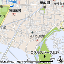 福岡県久留米市北野町今山248周辺の地図