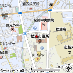 松浦市市民福祉総合プラザ周辺の地図