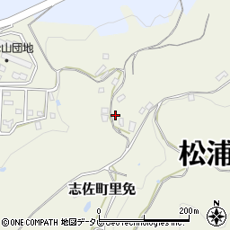 長崎県松浦市志佐町里免1483-3周辺の地図