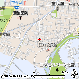 福岡県久留米市北野町今山250周辺の地図