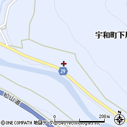 愛媛県西予市宇和町下川261周辺の地図