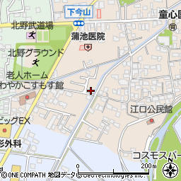福岡県久留米市北野町今山24周辺の地図