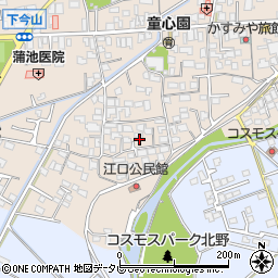 福岡県久留米市北野町今山243周辺の地図