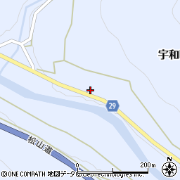 愛媛県西予市宇和町下川336周辺の地図