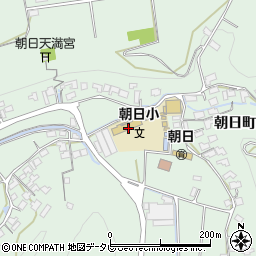 日田市立朝日小学校周辺の地図