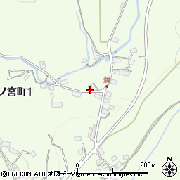 大分県日田市西有田1542-2周辺の地図