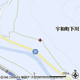 愛媛県西予市宇和町下川272周辺の地図