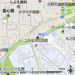 福岡県久留米市北野町今山324周辺の地図