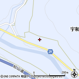 愛媛県西予市宇和町下川329周辺の地図
