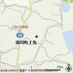 長崎県松浦市調川町上免周辺の地図