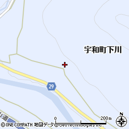 愛媛県西予市宇和町下川273周辺の地図