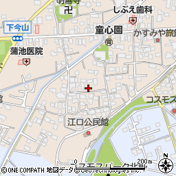 福岡県久留米市北野町今山267周辺の地図