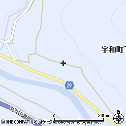 愛媛県西予市宇和町下川309周辺の地図