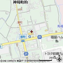 佐賀県神埼市神埼町的380-3周辺の地図