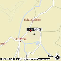 玖珠町立日出生小学校周辺の地図