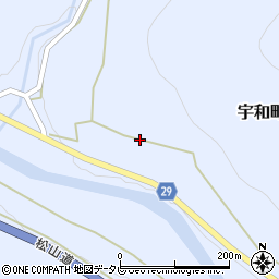愛媛県西予市宇和町下川311周辺の地図