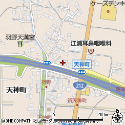 大分県日田市天神町107-5周辺の地図