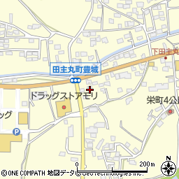 福岡県久留米市田主丸町豊城1775-7周辺の地図