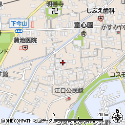福岡県久留米市北野町今山262周辺の地図