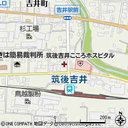 福岡県うきは市吉井町219周辺の地図