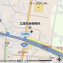 大分県日田市天神町73-4周辺の地図