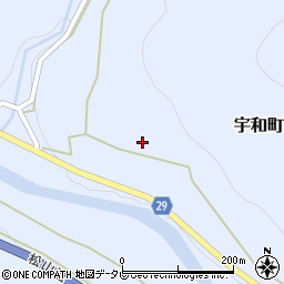 愛媛県西予市宇和町下川318周辺の地図